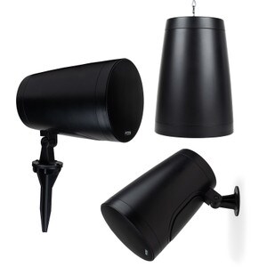 Main product image for Dayton Audio 6-1/2" Pendant/Landscape Speaker 70V/100V/8 Ohm Black WP60XTB310-094